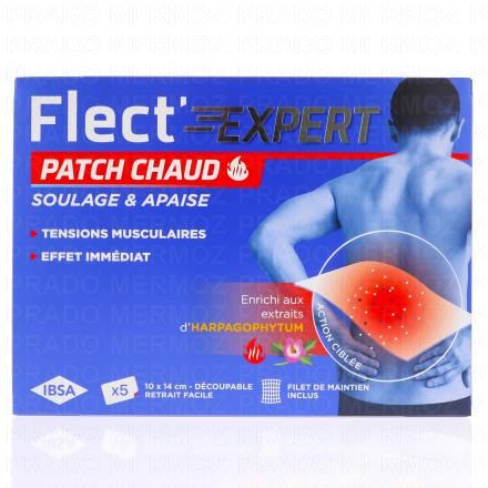 FLECT'EXPERT Patch harpagophytum effet chaud 10x14cm x5