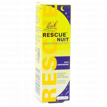 FLEURS DE BACH Rescue fleurs de bach nuit (20ml)