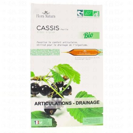 FLORA NATURA Cassis Bio 20 Ampoules de 15ml