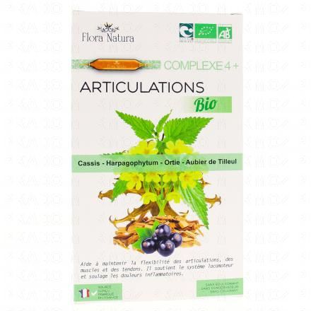 FLORA NATURA Complexe 4+ Articulations Bio 20 Ampoules de 15ml