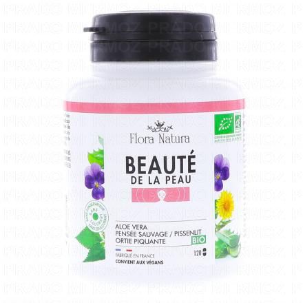 FLORA NATURA Complexe 4+ - Beaut&eacute; De La Peau bio x120 g&eacute;lules