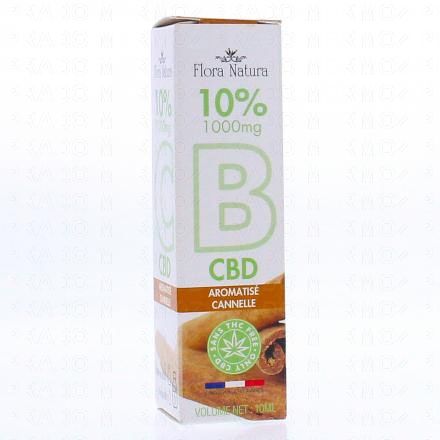 FLORA NATURA Huile de CBD - 10% aromatis&eacute; cannelle 10ml
