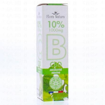 FLORA NATURA CBD - Huile de CBD 10% aromatis&eacute; menthe 10ml