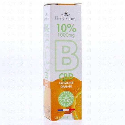 FLORA NATURA Huile de CBD - 10% aromatis&eacute; orange 10ml