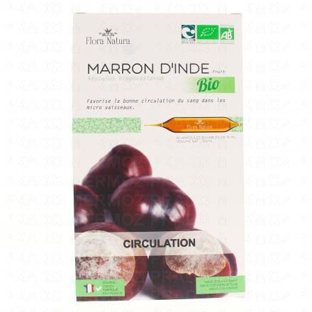 FLORA NATURA Marron d'Inde Bio 20 Ampoules de 15ml