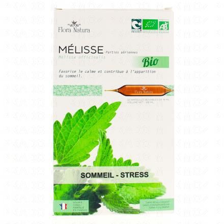 FLORA NATURA M&eacute;lisse Bio 20 Ampoules de 15ml