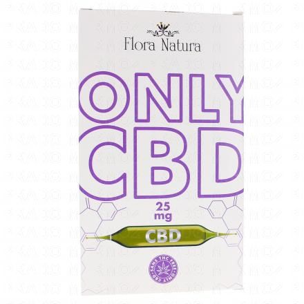 FLORA NATURA Only CBD - 25mg boite de 20 ampoules