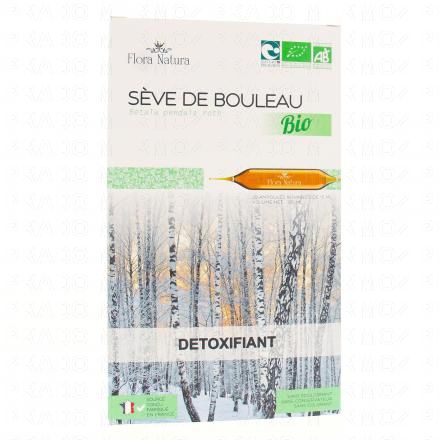 FLORA NATURA S&egrave;ve de Bouleau Bio 20 Ampoules de 15ml