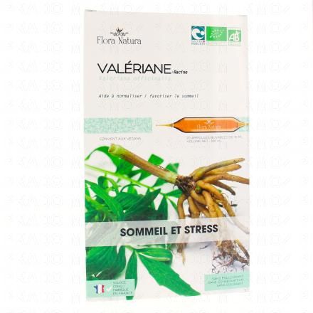 FLORA NATURA Val&eacute;riane Bio 20 Ampoules de 15ml