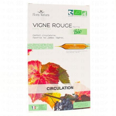 FLORA NATURA Vigne Rouge Bio 20 ampoules de 15ml