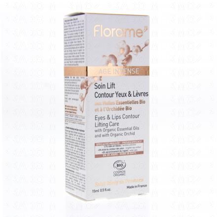 FLORAME Age Intense Soin Lift contour yeux et l&egrave;vres bio 15ml
