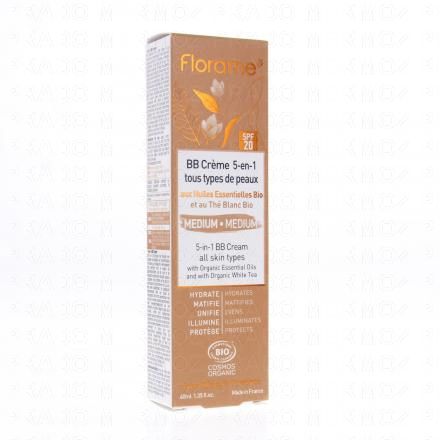 FLORAME BB Cr&egrave;me 5 en 1 bio Teint m&eacute;dium 40ml