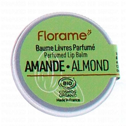 FLORAME Baume &agrave; l&egrave;vres parfum&eacute; bio Amande 12g