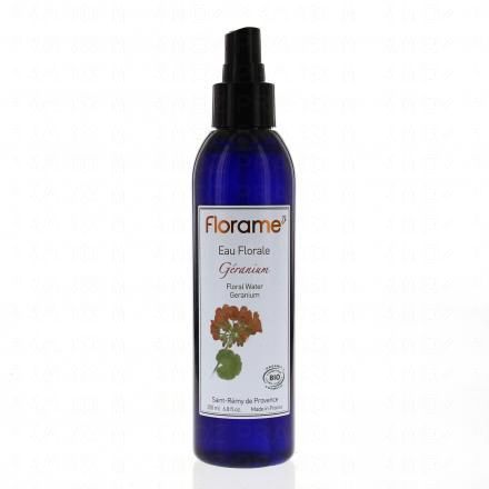 FLORAME Eau florale de g&eacute;ranium bio flacon spray 200ml