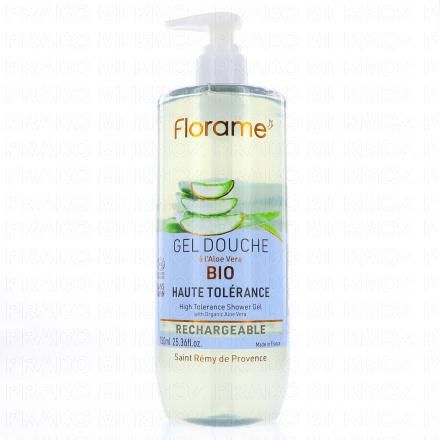 FLORAME Gel douche &agrave; l'alo&eacute; vera bio haute tol&eacute;rance 750ml