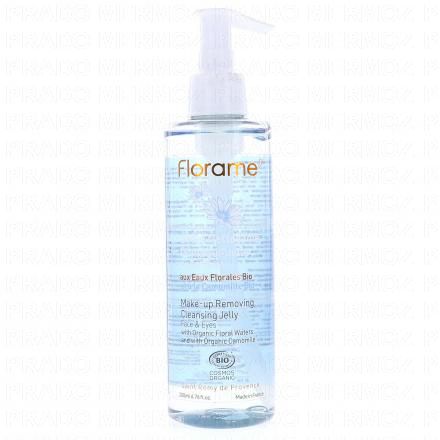 FLORAME Gel&eacute;e nettoyante d&eacute;maquillante bio 200ml