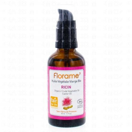 FLORAME Huile v&eacute;g&eacute;tale de ricin vierge bio 50ml