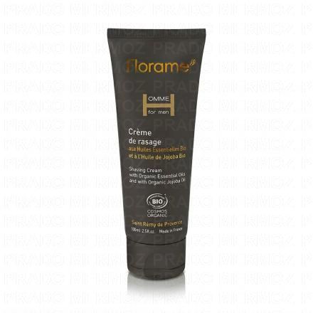 FLORAME Homme - Crème de rasage bio 100ml