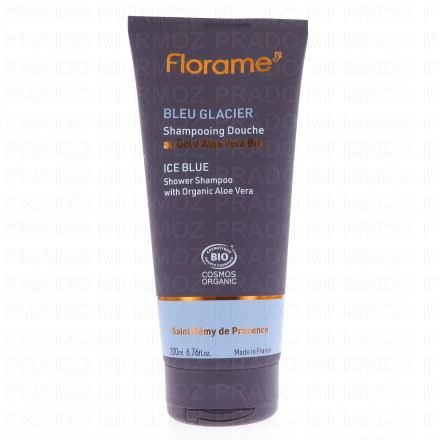 FLORAME Homme - Shampooing Douche Bleu Glacier Bio 200ml