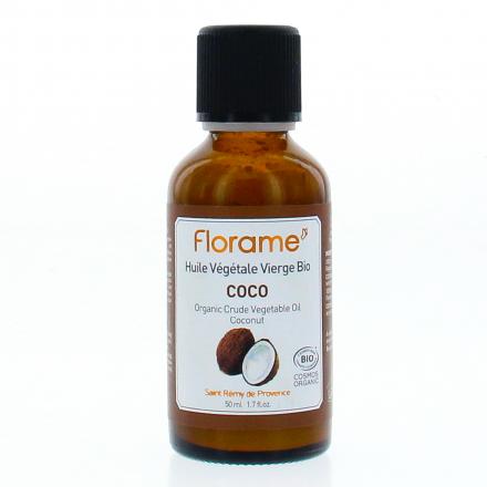 FLORAME Huile v&eacute;g&eacute;tale vierge bio de coco flacon 50ml