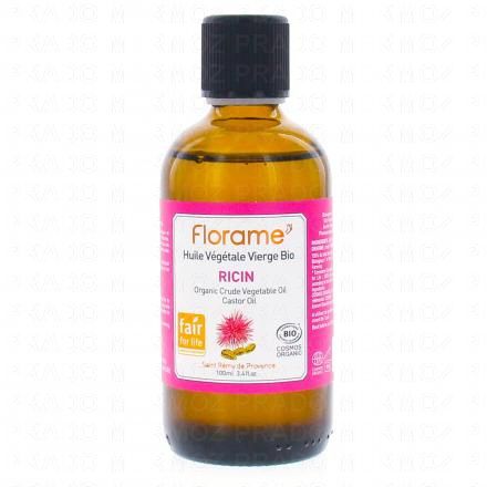 FLORAME Huile v&eacute;g&eacute;tale de ricin bio Flacon 100ml