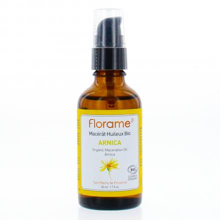 FLORAME Mac&eacute;r&acirc;t huileux bio d'arnica flacon pompe 50ml