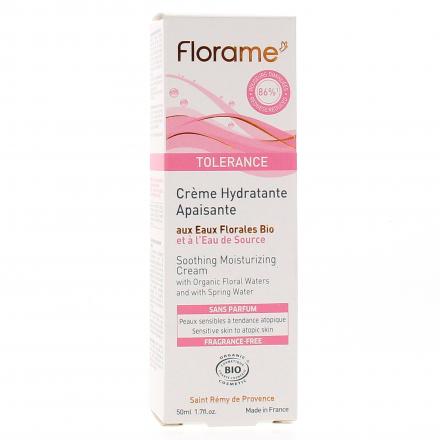 FLORAME Tol&eacute;rance Cr&egrave;me hydratante apaisante tube 50ml
