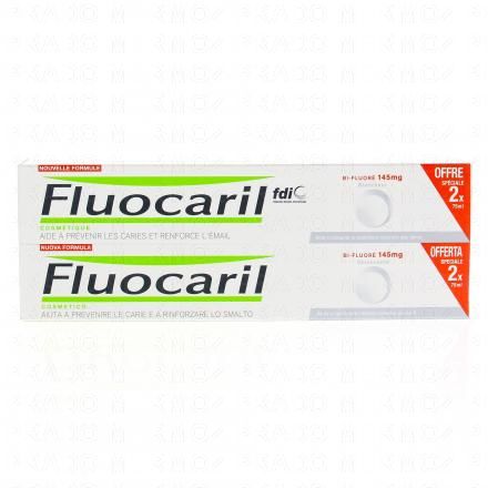 FLUOCARIL Bi-Fluor&eacute; blancheur (tube 75ml x2)