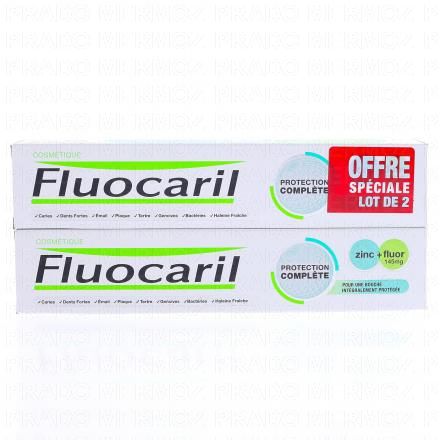 FLUOCARIL Dentifrice Protection compl&egrave;te (lot de 2 tubes 75ml)