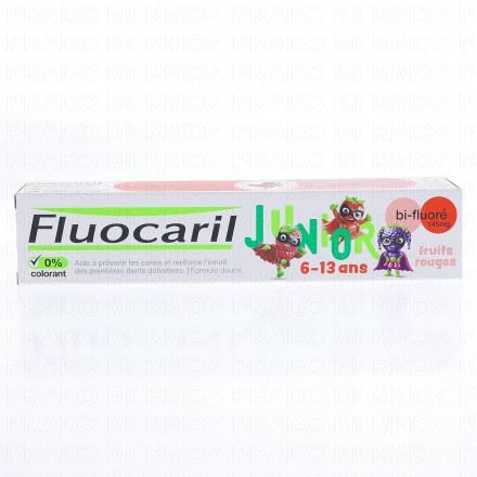 FLUOCARIL Dentifrice junior 6-12 ans go&ucirc;t fruits rouges (1 unit&eacute;)