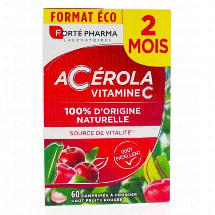 FORT&Eacute; PHARMA Energie ac&eacute;rola 60 comprim&eacute;s
