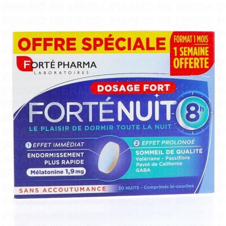 FORTE PHARMA Fort&eacute; Nuit 8h Dosage fort x30 Comprim&eacute;s
