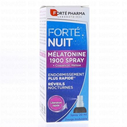 FORTE PHARMA Fort&eacute; Nuit - M&eacute;latonine Spray 1900 20ml