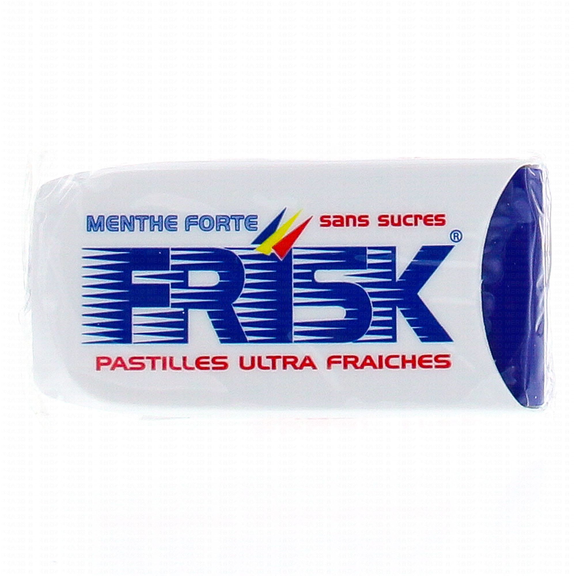 Frisk Menthe forte, Micro-pastilles parfum menthe sans sucres avec