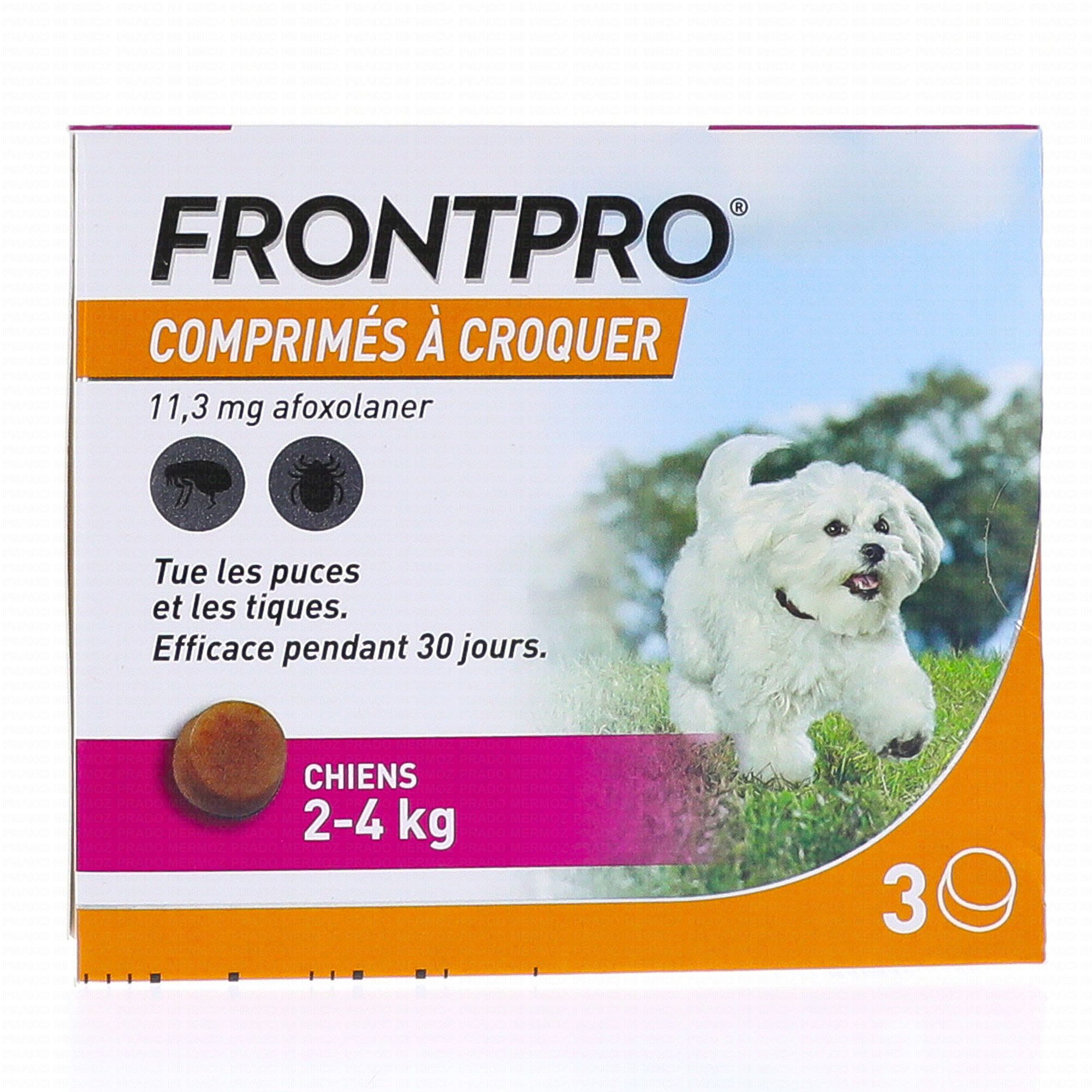 FRONTLINE Frontpro Comprimés Antiparasitaire chiens 24kg Pharmacie Prado Mermoz