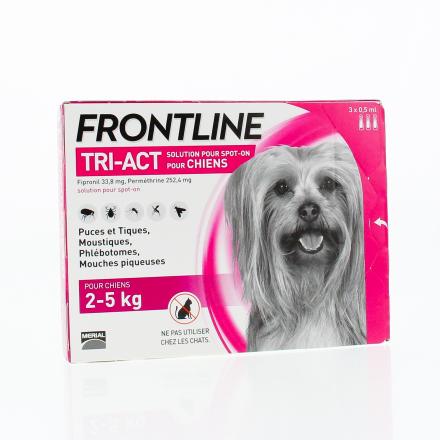 FRONTLINE Tri-act chiens (2-5 kg)
