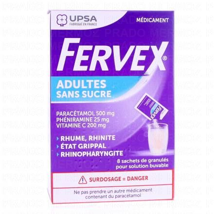 FERVEX Adulte sans sucre