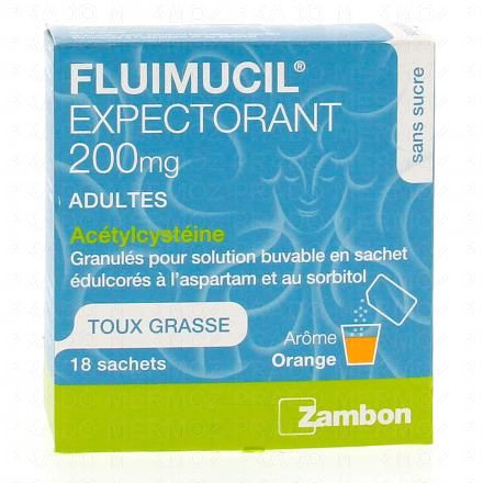 Fluimucil 200 mg adultes