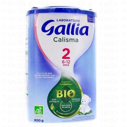 GALLIA Calisma Lait de suite 2ème age bio 800g