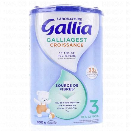 GALLIA Galliagest Lait de Croissance 3ème âge 800 g