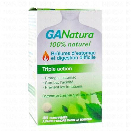 GANATURA Brûlures d'Estomac et Digestion Difficile x45 comprimés