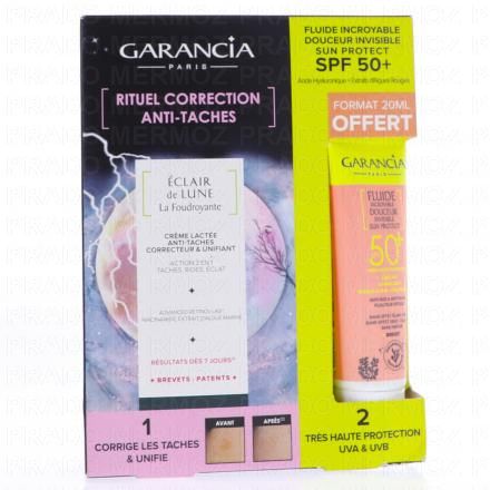 GARANCIA Eclair de lune - La Foudroyante Cr&egrave;me Lact&eacute;e Anti-Taches (+ fluide invisible sun protect 20ml offert)