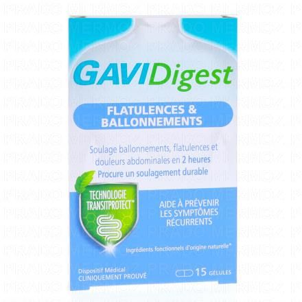 GAVIDIGEST Flatulences et ballonnements (x15 g&eacute;lules)