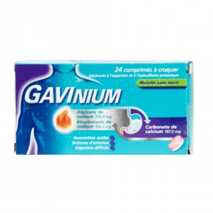 GAVINIUM Boite de 24 comprim&eacute;s &agrave; croquer