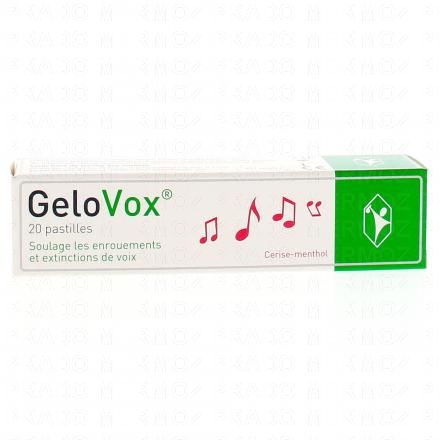 GELOVOX Pastilles contre les enrouements et les extinctions de voix x20