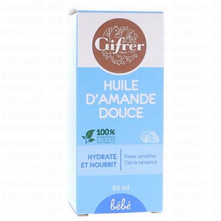 GIFRER Huile d'amande douce 60ml