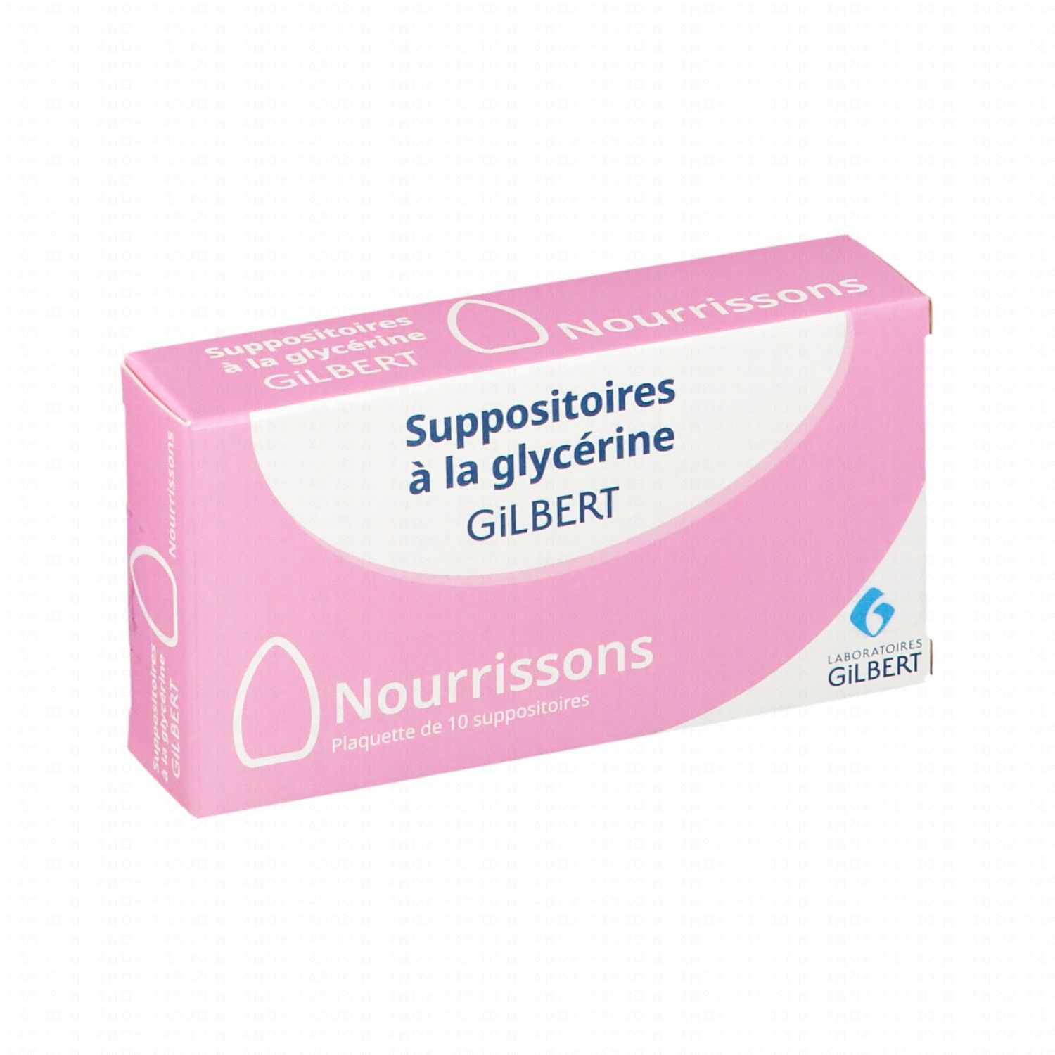 GILBERT Suppositoires à la glycérine nourrissons boîte de 10 - Médicament  conseil - Pharmacie Prado Mermoz