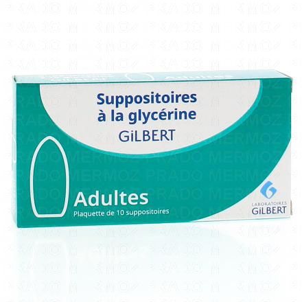 SUPPOSITOIRES à la GLYCERINE Adultes GILBERT