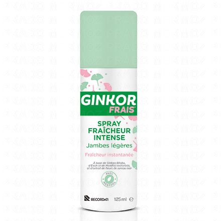 GINKOR Fraicheur intense jambes spray 125ml