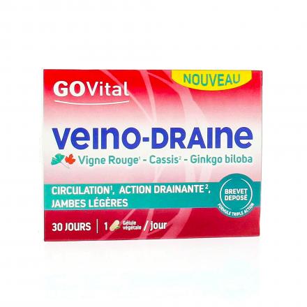 GOVITAL Veino-draine g&eacute;lules v&eacute;g&eacute;tales x 30